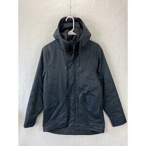 Oakley Jacket Mens S‎ Windbreaker Black Full Zip Long Sleeve Outdoor Hooded